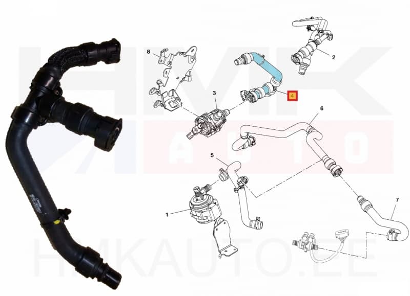 Jahutusvedeliku lõdvik OEM Renault Master 2,3dCi BiTurbo 132kW 2019-