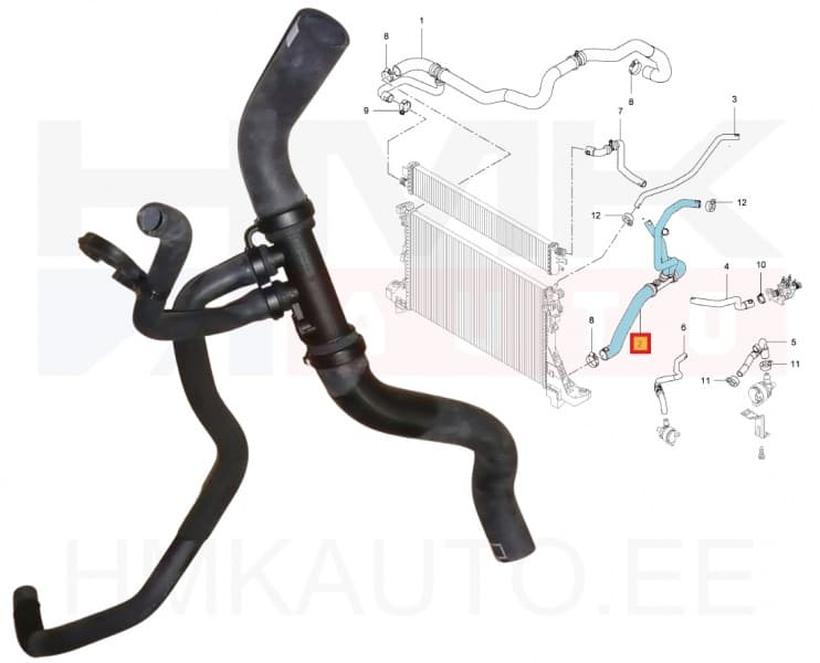 Jahutusvedeliku lõdvikud OEM Renault Master 2010- RWD