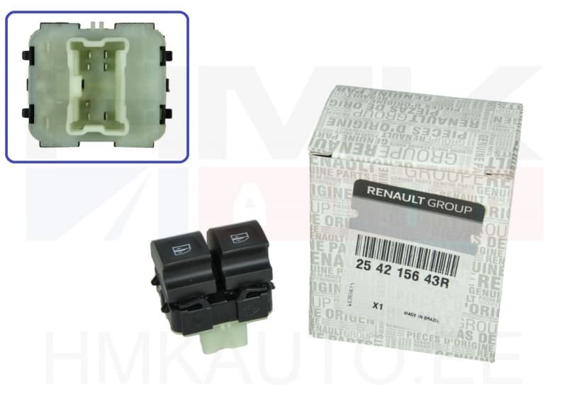 Klaasitõstuki lüliti vasak eesmine OEM Renault Master 2019-