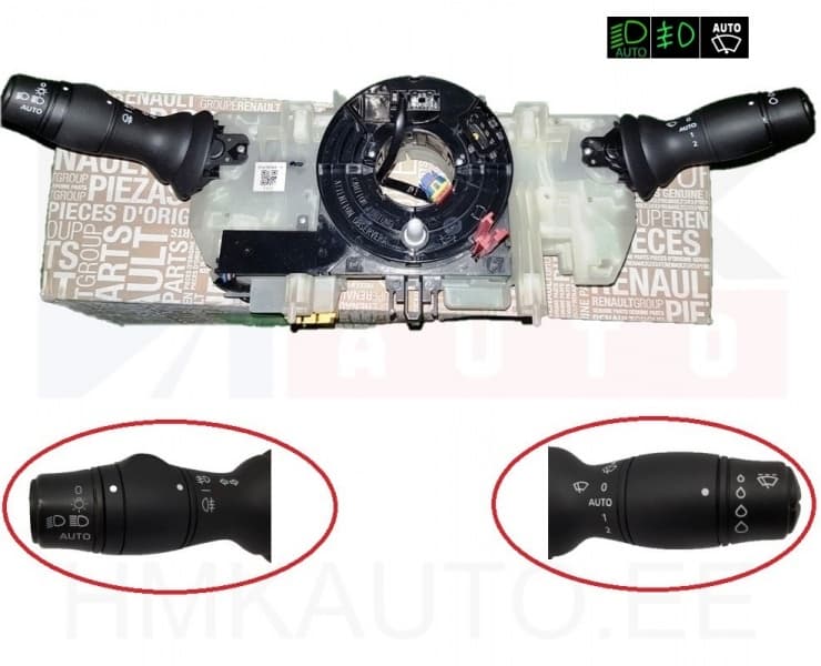 Roolisamba lülitiplokk OEM Renault Master 2010-14 (+esiudutuled,vihmasensor)