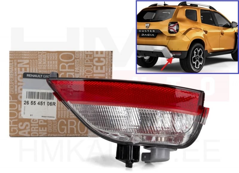 Tagurdustuli OEM Dacia Duster II