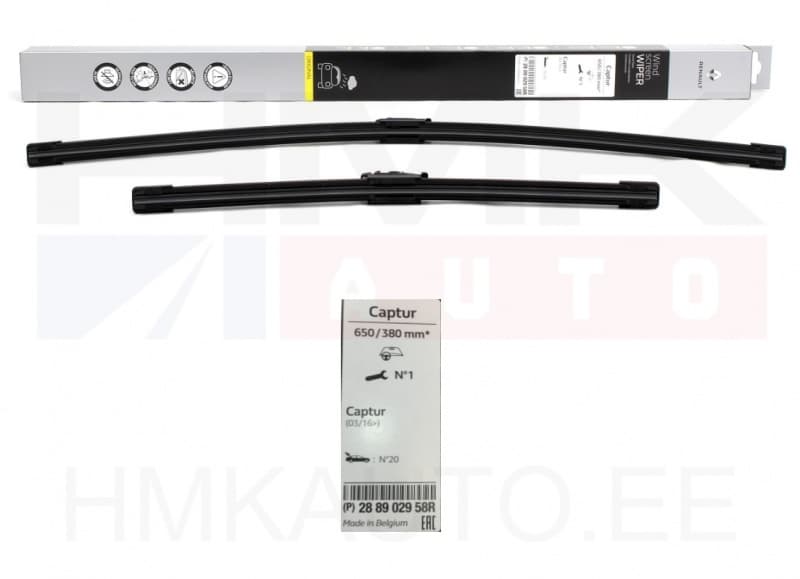 Klaasipühkijate komplekt OEM Renault Capture