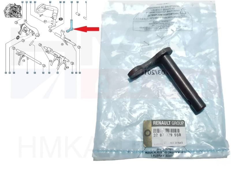 Käigulülitushoob OEM Renault/Dacia