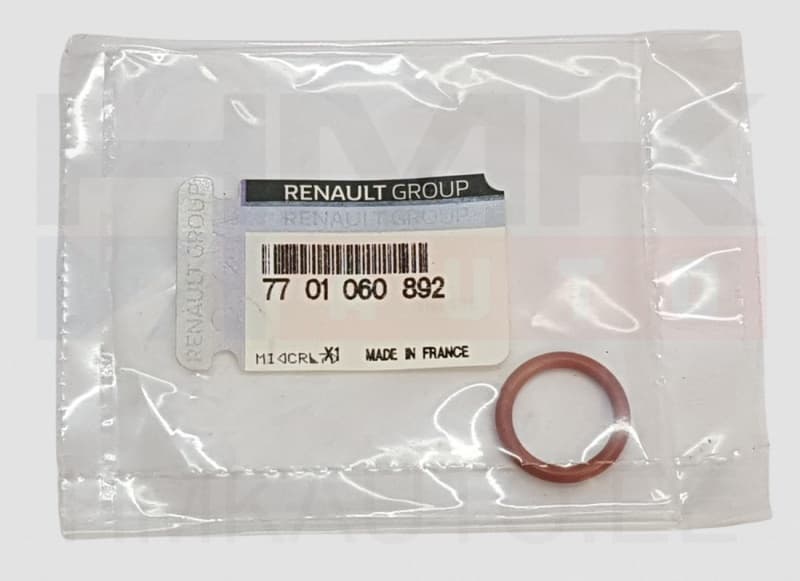 Turbo õli tagasivoolutoru O-rõngas OEM Renault/Dacia/Nissan 1,5DCI