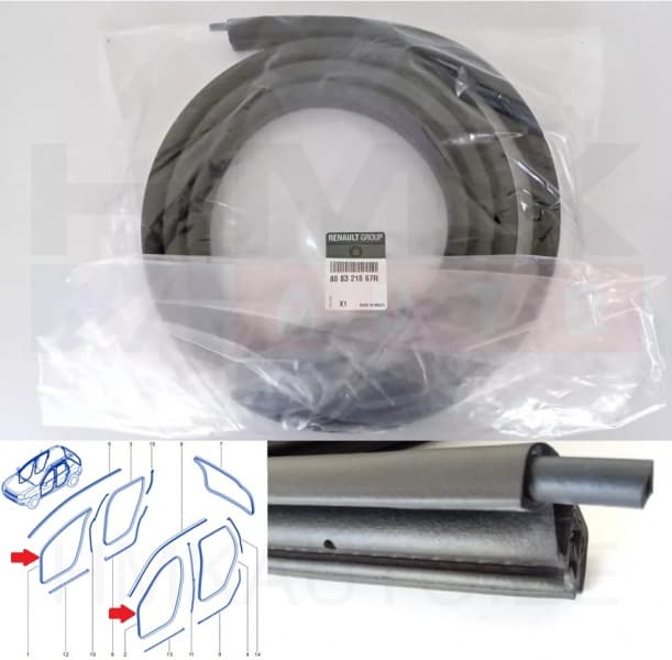 Esiukse tihend OEM Dacia Duster 10-