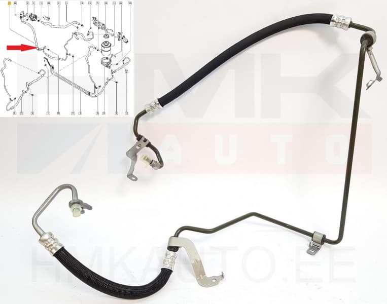 Roolivõimendi survetoru OEM Renault Master 2014- FWD