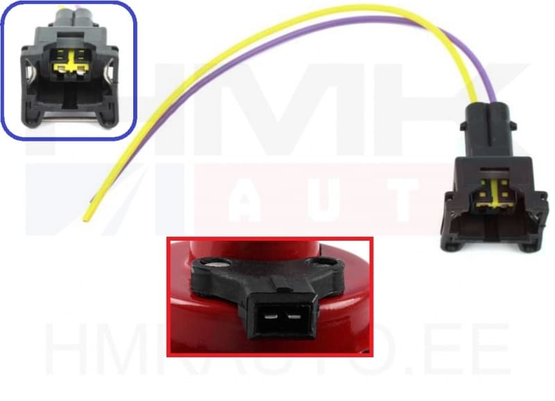 Signaali pasuna pistik juhtmetega Citroen/Peugeot 2-klemmi