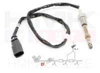 Väljalaskegaaside temperatuuri andur OEM VW T5,T6 2,0TDI