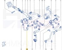 Jahutusvedeliku lõdvik OEM Renault 1,6dCi