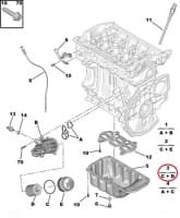 Õlifilter OEM Citroen/Peugeot