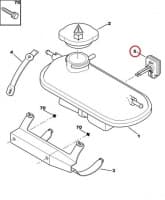 Jahutusvedeliku taseme andur OEM Citroen/Peugeot