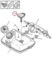 Jahutusvedeliku taseme andur OEM Citroen Peugeot