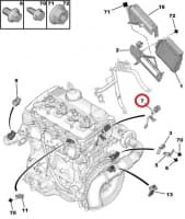 Jahutusvedeliku temperatuuri andur OEM Jumper/Boxer/Ducato 2,2HDI 2006- Euro4