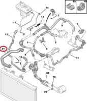 Jahutusvedeliku lõdvik OEM Citroen C6