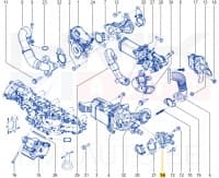 EGR jahuti flants OEM Renault Master 2,3DCI 2010-