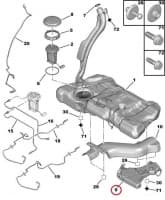 FAP filtri lisaaine paak OEM Citroen C5/C6, Peugeot 407/508