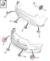 Parkimisandur OEM Citroen C4/DS4/Peugeot 508 (värvitav)