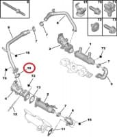 EGR klapi tihend OEM Citroen/Peugeot 2,7HDI