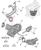 EGR toru tihend OEM Citroen Nemo/Peugeot Bipper 1,3HDI