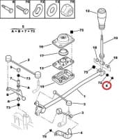 Käiguhoovastiku polt OEM Peugeot/Citroen