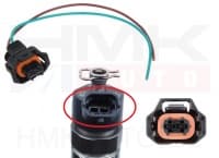 Pihusti pistik juhtmetega Bosch 2-klemmi