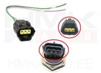 Kütuserõhu anduri pistik juhtmetega Denso 3-klemmi