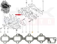 Väljalaskekollektori tihend Renault 1,6dCi