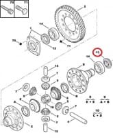 Veovõlli tihend parem OEM Citroen/Peugeot 32x50x10