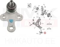 Sarniir Berlingo/Partner/Combo/ProAce City 2019- (alumiinium õõtshoob)