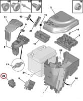 Relee Citroen/Peugeot 15-klemmi