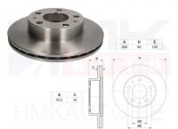 Piduriketas eesmine Jumper/Boxer/Ducato 2006- 16" 300/24mm