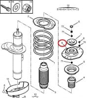 SOODUS!!! Amortisaatori padi eesmine Partner/Berlingo/Xsara/ZX (ilma roolivõimendita)