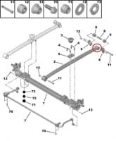 Lehtvedru kinnituspuks tagumine OEM Jumper/Boxer/Ducato 2006- >>1397624080