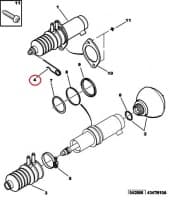 Tagumise vedrusilindri stopper OEM Citroen