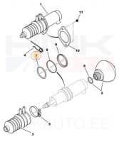 Tagumise vedrusilindri tihend OEM Citroen