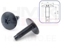 Polt M6x1,00-L20 Peugeot/Citroen (1tk.)