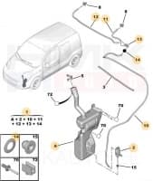 Klaasipesupaak OEM Nemo/Bipper