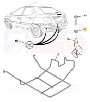 Varuratta kinnituse seib OEM Berlingo/Partner/Xsara