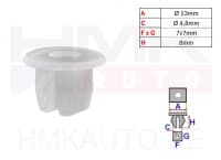 Tüübel (kruvi pesa) Citroen/Peugeot/Fiat