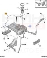 NOx/DPF andurite juhtmestik OEM Citroen Berlingo/Peugeot Partner 1,6HDI