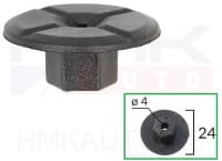 Logari kinnitusmutter (plast) PSA/BMW (1tk.)