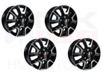 Valuvelgede komplekt (4tk.) 16" OEM Ducato 2014- 5x118 ET68 (koos "FIAT" kapsliga)