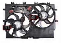 Jahutusventilaator koos raamiga OEM Jumper/Boxer/Ducato 06- (300/300W)