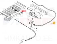 Seisupiduritross tagumine OEM Fiat Ducato 3,0CNG 09- MWB (Vasakule rattale)