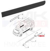 Liugukse liist vasak OEM Jumpy/Expert/Scudo 2007-