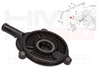 Karterituulutuse filtri kaas OEM Jumper/Boxer/Ducato 3,0HDI 2006-