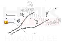 Seisupiduritross tagumine parem OEM Fiat Bravo 07-