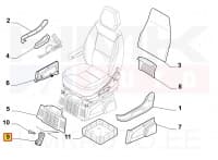 Istme küljeplastiku hing OEM Jumper/Boxer/Ducato 06-