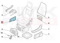 Istme küljeplastik parem OEM Jumper/Boxer/Ducato 06- (juhiiste LHD)