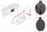 Poldiava kate keskkonsoolis parem OEM Jumper/Boxer/Ducato 2014-